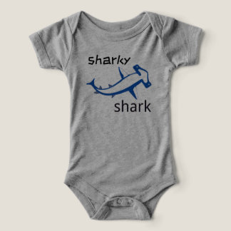 Sharky Shark Light Blue Boys Infant T-shirt