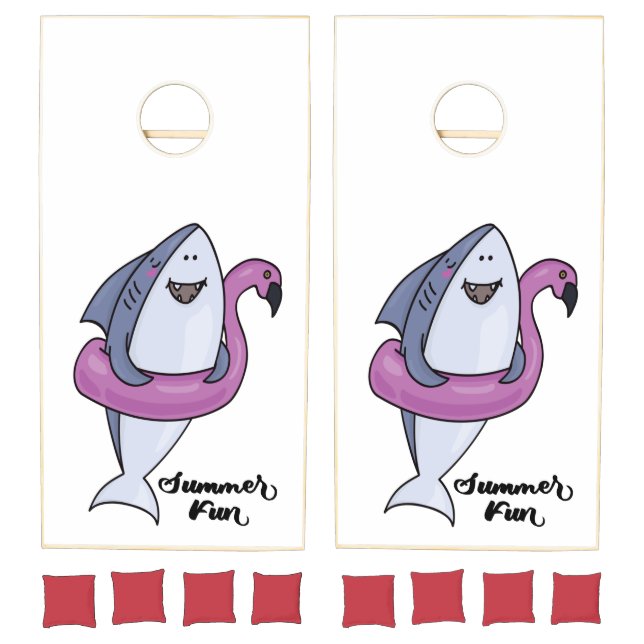 Sharky Summer Fun Cornhole Set (Set)