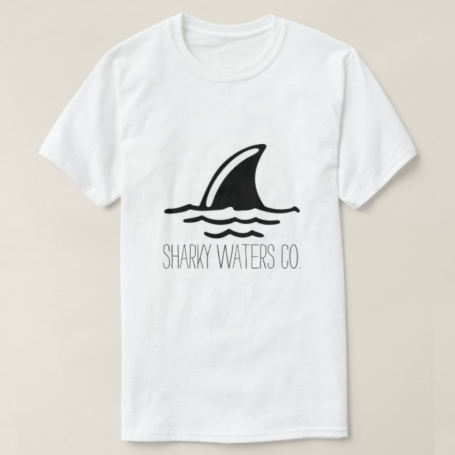 Sharky Waters Fin Tee (Design Front)