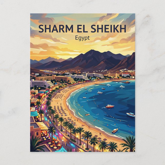 Sharm El Sheikh Egypt Postcard (Front)