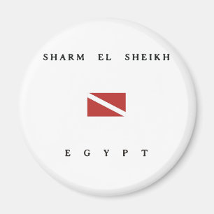 Sharm el Sheikh Egypt Scuba Dive Flag Magnet