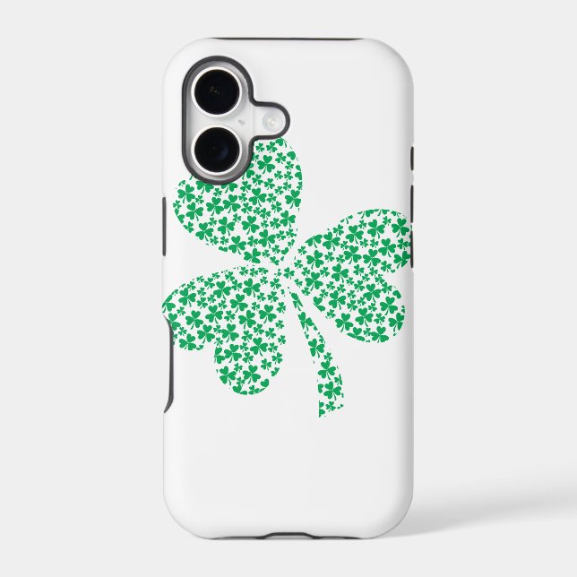 Sharmocks for St Patrick's Day Iphone Case (Back)