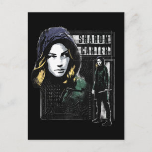 Sharon Carter Fugitive Graphic Postcard