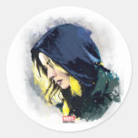 Sharon Carter Painted Graphic Classic Round Sticker