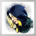 Sharon Carter Painted Graphic Poster