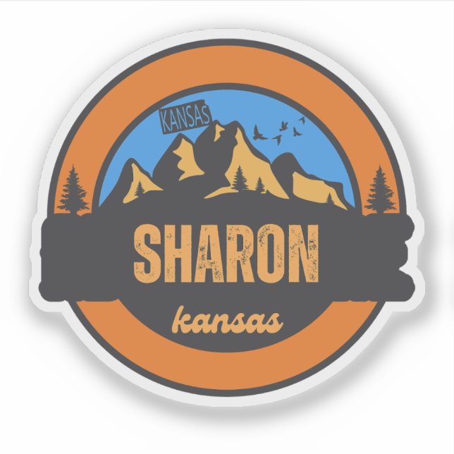Sharon, Kansas Sticker (Front)