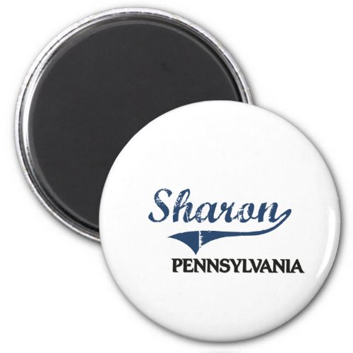 Sharon Pennsylvania City Classic Magnet