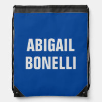 Sharp bold custom excellent minimalist name blue