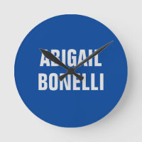 Sharp bold custom excellent minimalist name blue