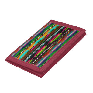 Sharp Colors Trifold Wallet