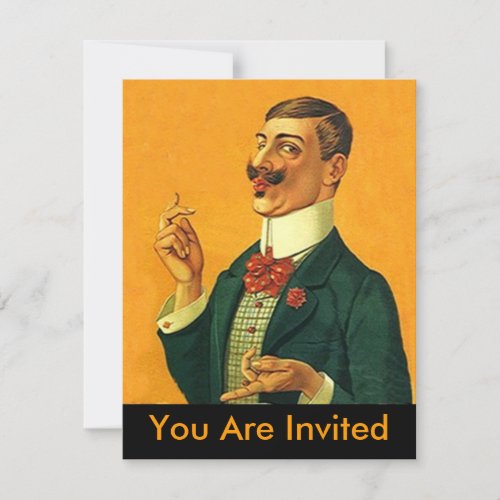 Sharp Dapper Snapper Party Invitation Retirement