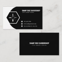 Sharp Edge Barbershop Business Card