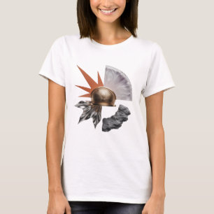 Sharp Gold ABSTRACT ART Art Print T-Shirt