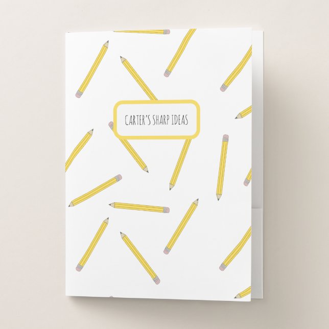 Sharp Ideas Folder to School First Day (Front)