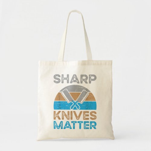 Sharp Knives Matter Recipe Ingredients Culinary Ch Tote Bag
