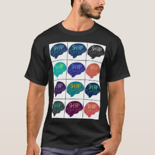 SHARP Multi color Brains T-Shirt