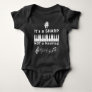 Sharp not Hashtag Piano Player Musician Keyboard Baby Bodysuit