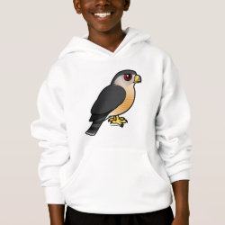 Sharp-shinned Hawk Girls' American Apparel Fine Jersey T-Shirt