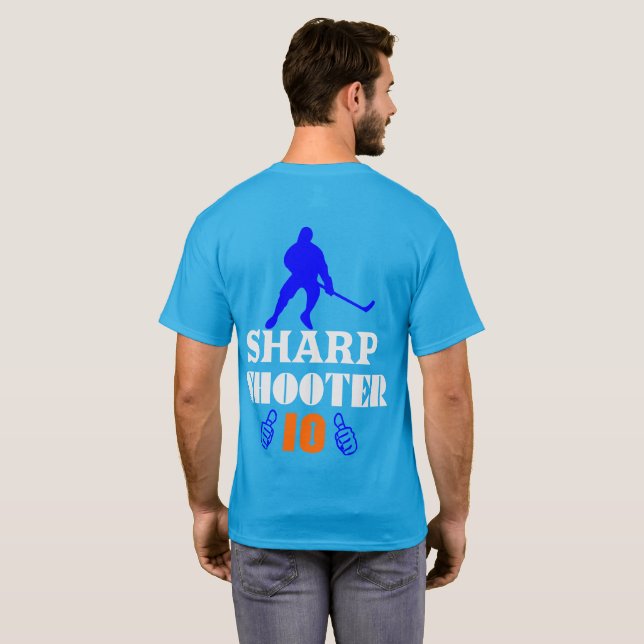 🏆👍Sharp Shooter 10 American Men's Classic Basic T-Shirt (Back Full)