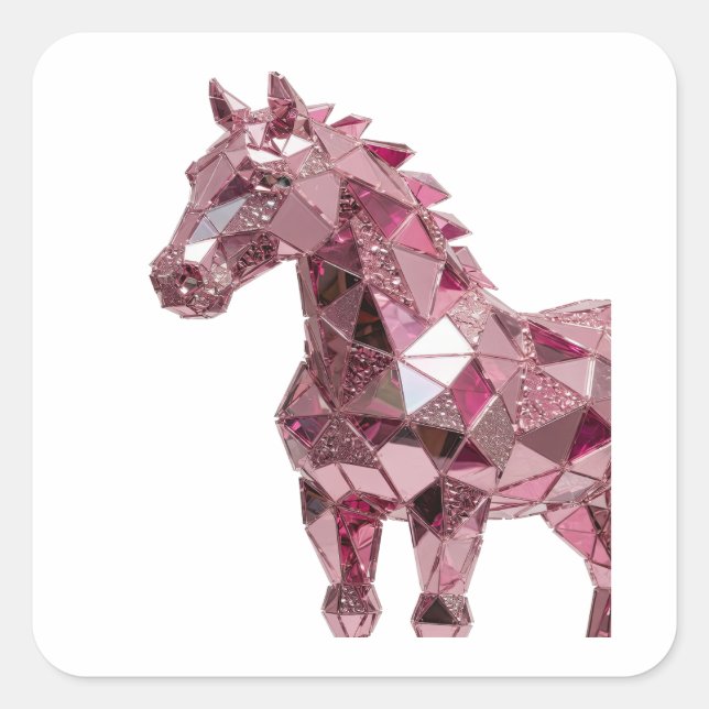 Sharp Silver Abstract Craft Sticker (Front)