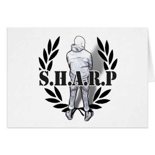 sharp skin standing cards (Front Horizontal)