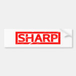 Sharp Stamp Bumper Sticker