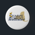 Sharpe/Hollister Button<br><div class="desc">Sharpe/ Hollister Button by Larry Sharpe For Governor</div>