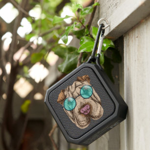Sharpei In Sunglasses Bluetooth Speaker