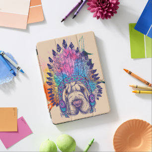 Sharpei Native American Indian Chief iPad Pro Cover