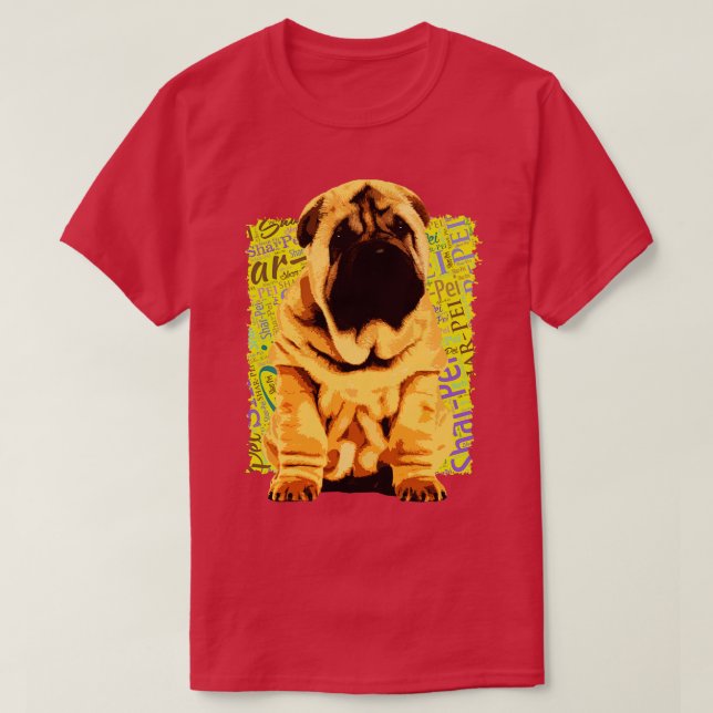 SharPei puppy  T-Shirt (Design Front)