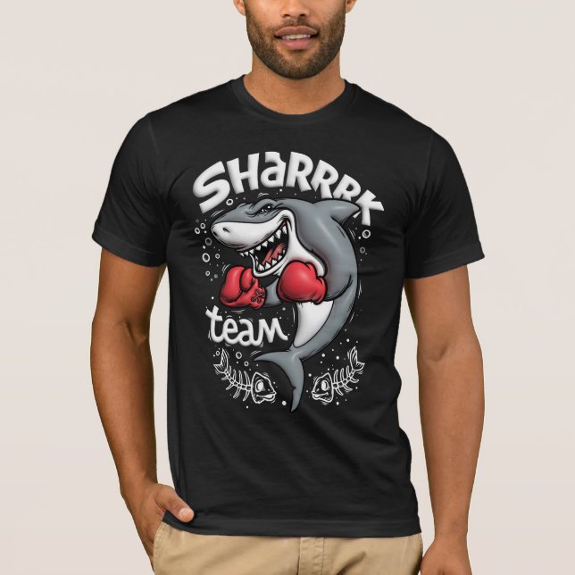 Sharrrk Team Design T-Shirt (Front)