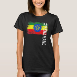 Shashamane Ethiopia Flag For Ethiopians Men Women T-Shirt