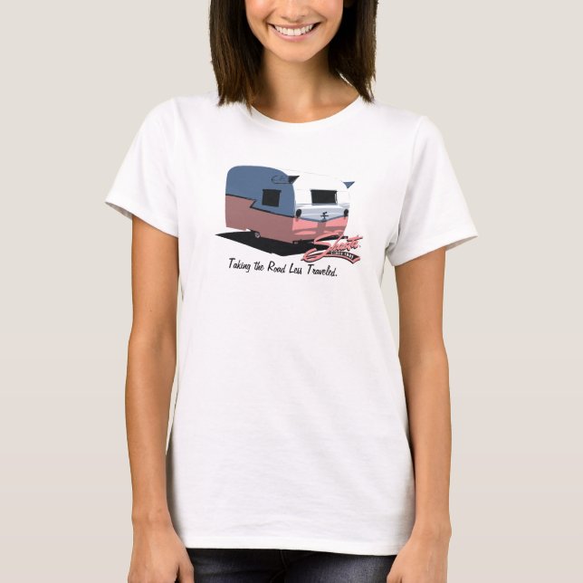 Shasta Camper Pink T-Shirt (Front)
