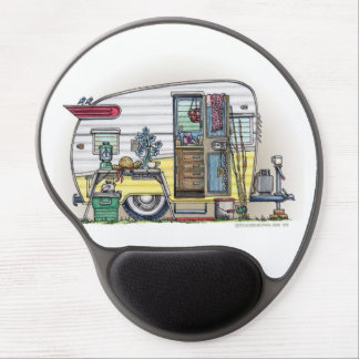 Shasta Camper Trailer RV Gel Mouse Pad