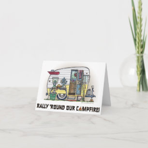 Shasta Camper Trailer RV Invitation