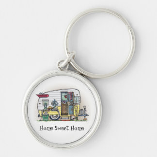 Shasta Camper Trailer RV Keychain