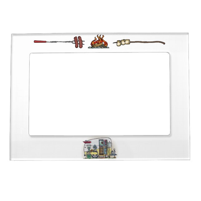 Shasta Camper Trailer RV Magnetic Photo Frame (Front)