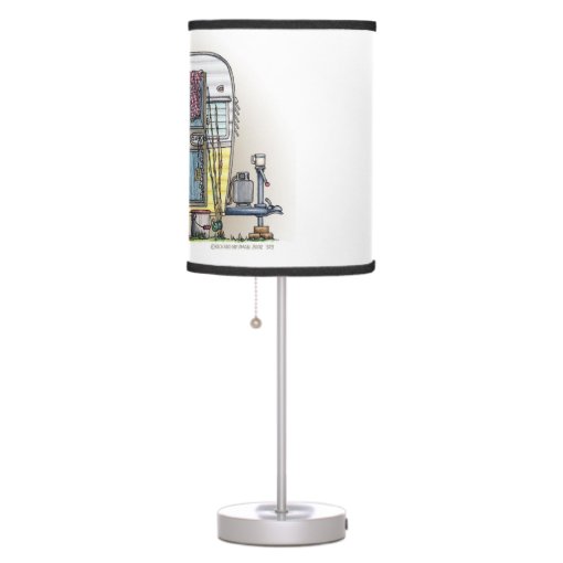 Shasta Camper Trailer RV Table Lamp Zazzle
