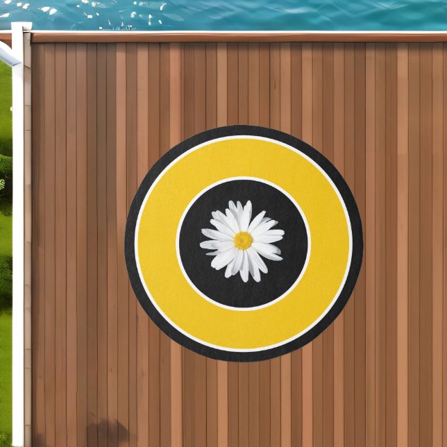 Shasta Daisy Area Rug (Insitu (Outdoor 1))