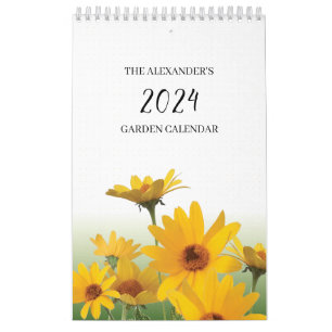 Shasta Daisy Botanical Garden Journal Calendar