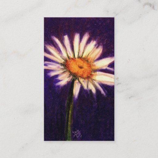 Customizable Shasta Daisy I Business Cards