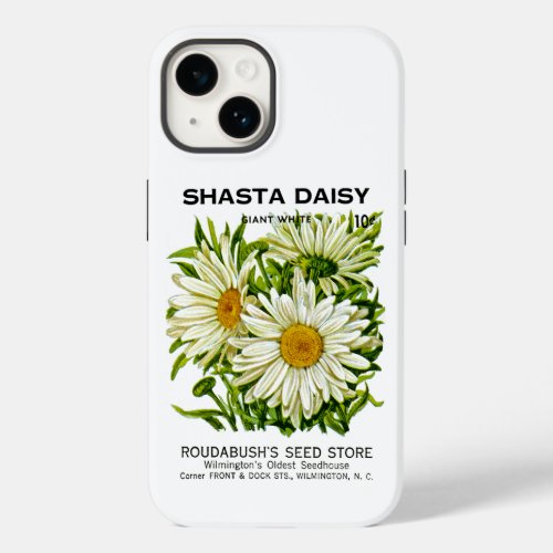 Shasta Daisy Vintage Seed Packet Case_Mate iPhone  Case_Mate iPhone 14 Case