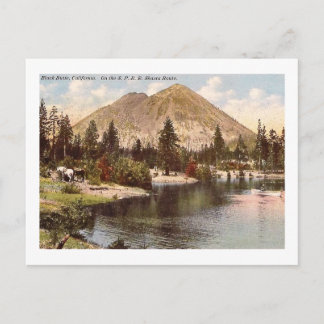 Shasta Route, Black Butte, CA Vintage Postcard