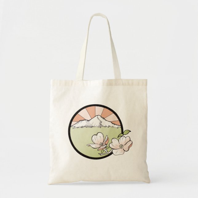 Shasta Sunrise Budget Tote (Front)