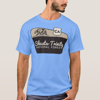 Shasta Trinity National Forest California Welcome T-Shirt