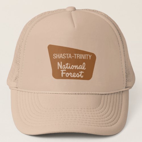 Shasta_Trinity National Forest Sign Trucker Hat