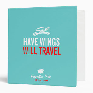 Shasta Vintage Camper Renovation Binder