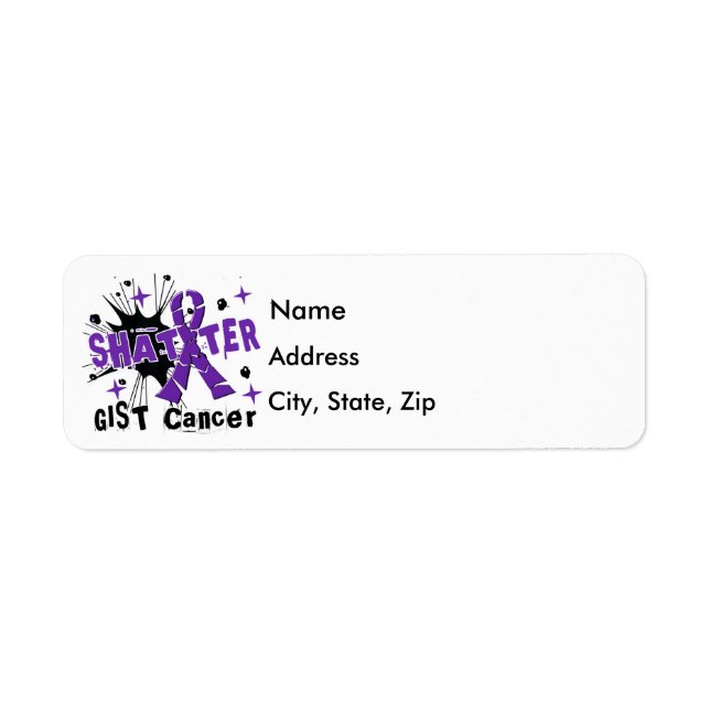 Shatter GIST Cancer Label (Front)