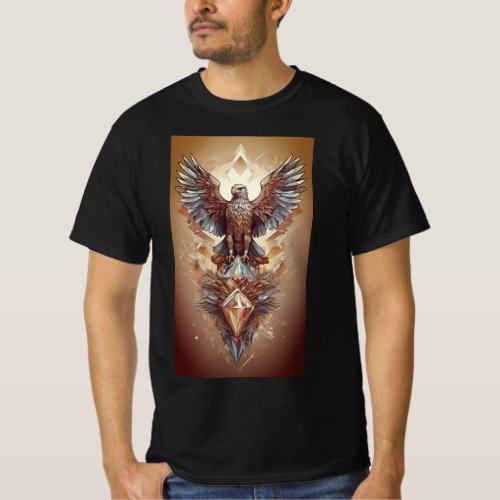 Shatter Limits Crystal Eagle Transformation T_Shirt