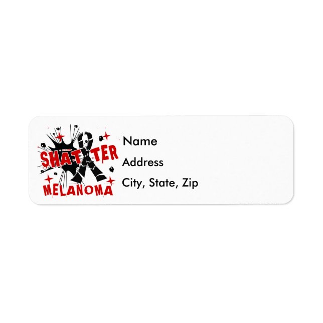Shatter Melanoma Label (Front)